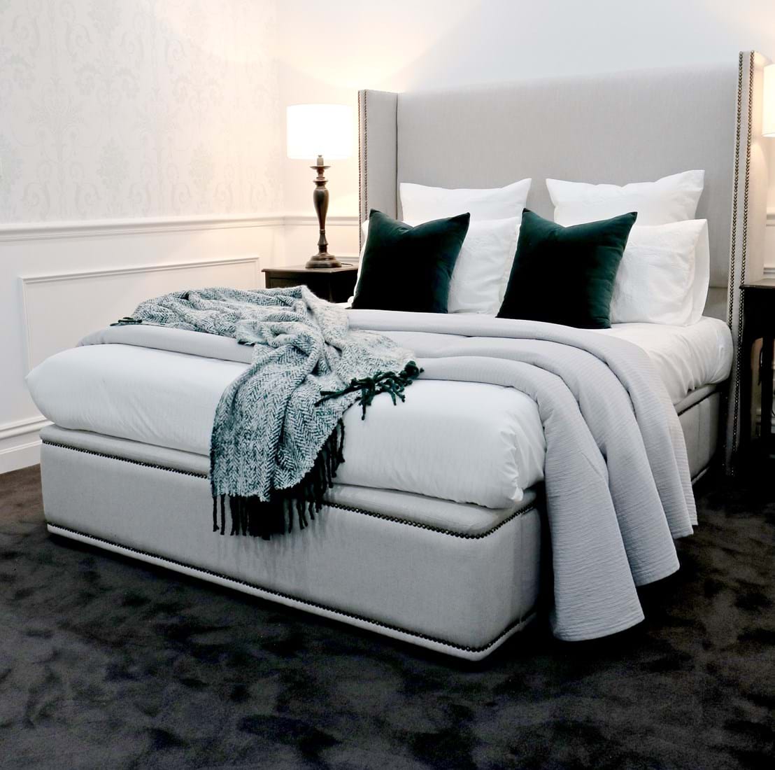 upholstered beds, upholstered bedheads,bedheads, headboards, buttoned