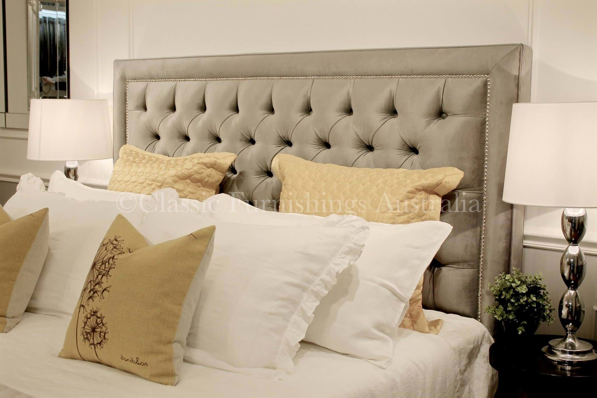 Upholstered Beds, Upholstered Bedheads,bedheads, Headboards, Buttoned ...