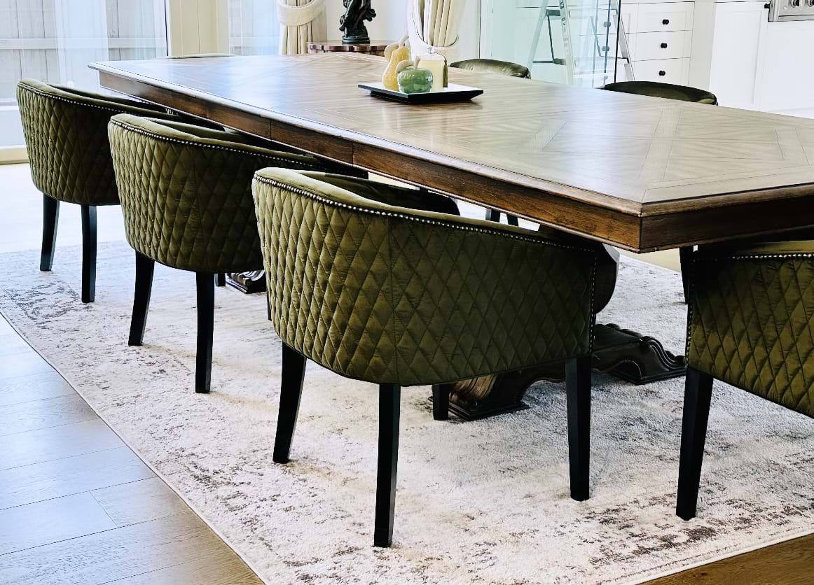 dining chair, arm chair, lounge chair, chesterfield, tufted, diamond buttoning, custom made, upholstery, chair, australia, melbourne, sydney, perth, adelaide, brisbane