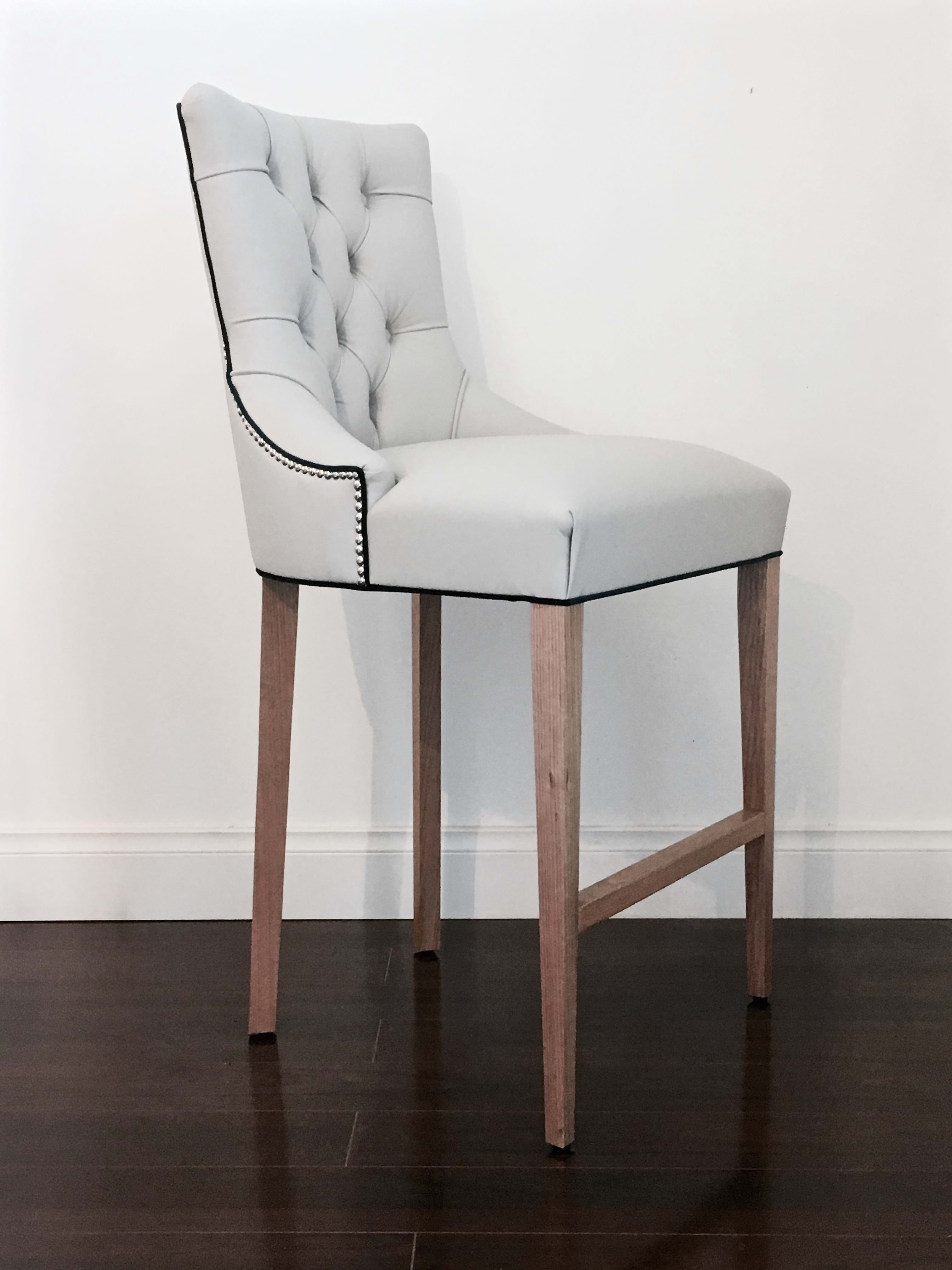 bar Stool, dining chair, arm chair, lounge chair, chesterfield, tufted, diamond buttoning, custom made, upholstery, chair, australia, melbourne, sydney, perth, adelaide, brisbane