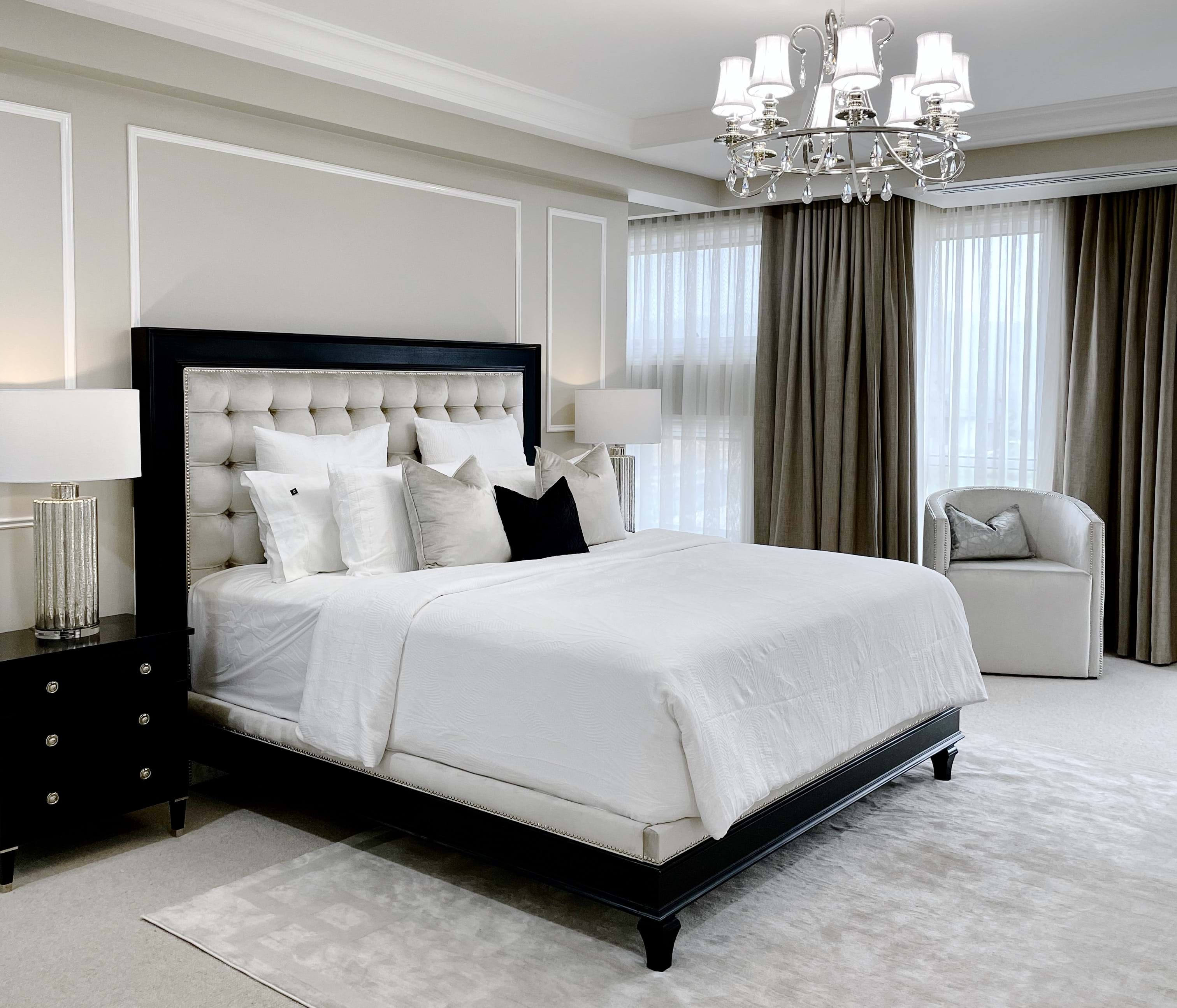 upholstered beds, king bed, queen bed, Buttoned Bed, Buttoned Bedhead, chesterfield, tufted, diamond buttoning, bedhead, headboards, bed heads, custom made, upholstery, melbourne, Sydney, perth, adelaide, brisbane