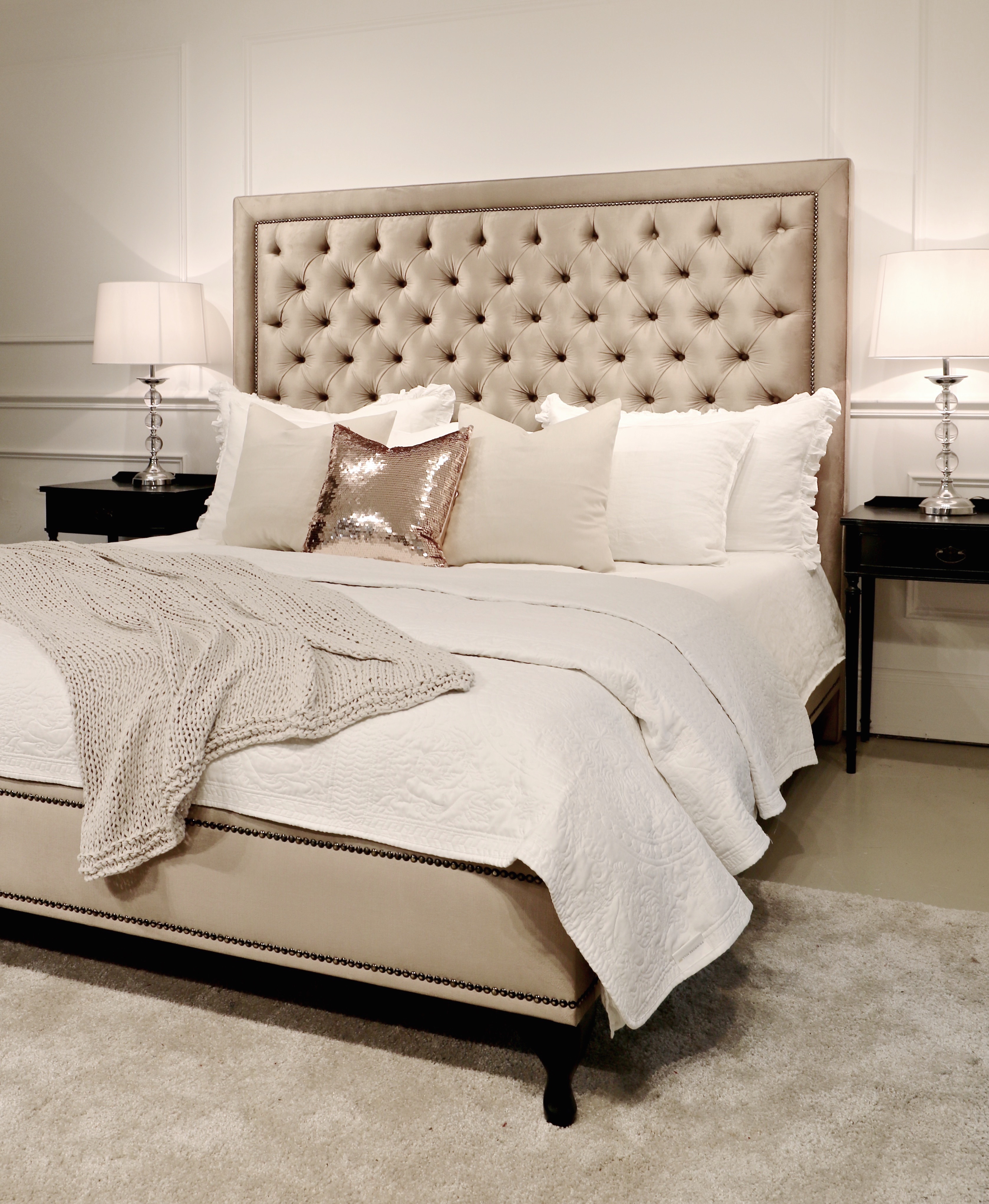 Upholstered Beds, Upholstered Bedheads,bedheads, Headboards, Buttoned ...