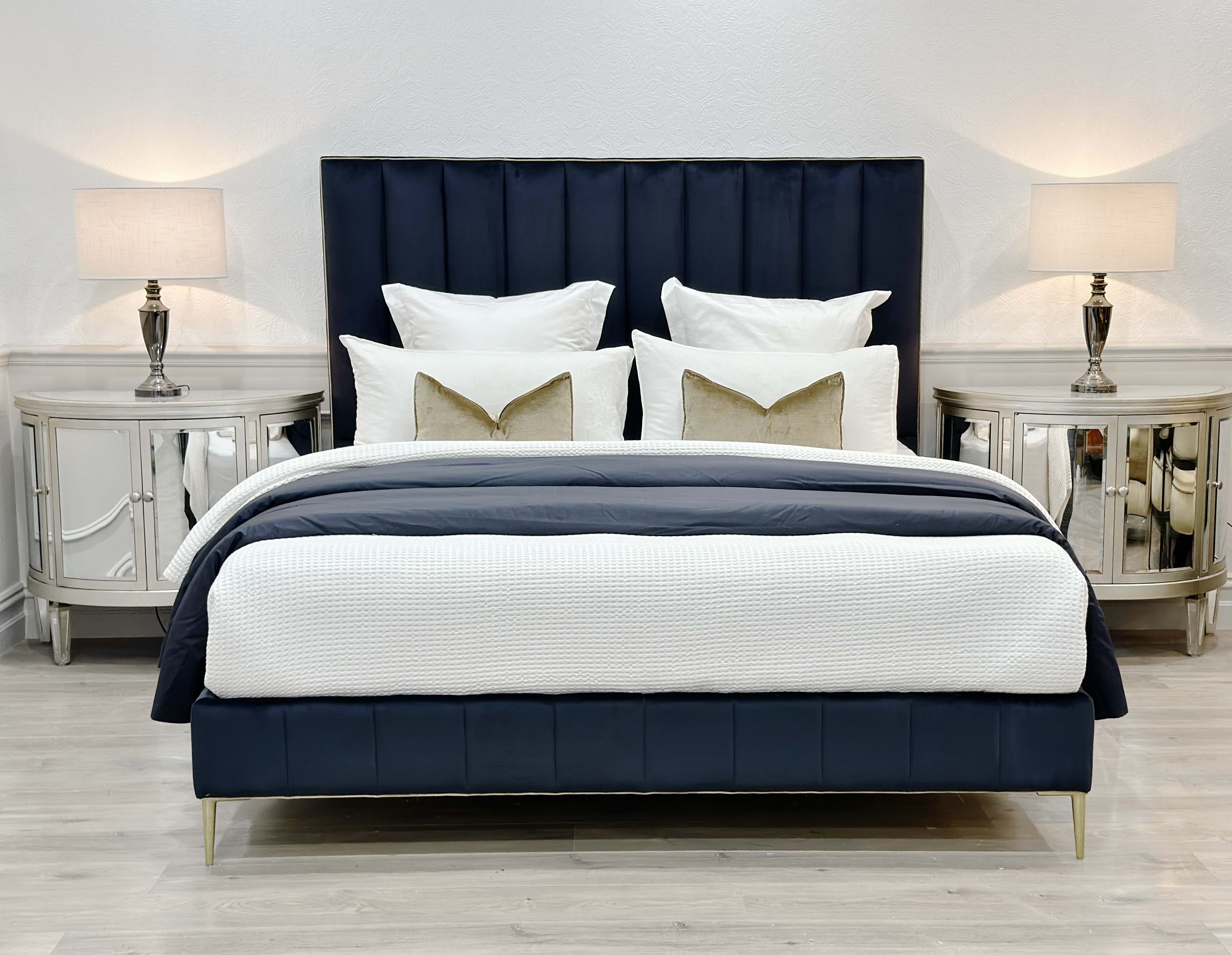 upholstered beds, king bed, queen bed, Buttoned Bed, Buttoned Bedhead, chesterfield, tufted, diamond buttoning, bedhead, headboards, bed heads, custom made, upholstery, melbourne, Sydney, perth, adelaide, brisbane