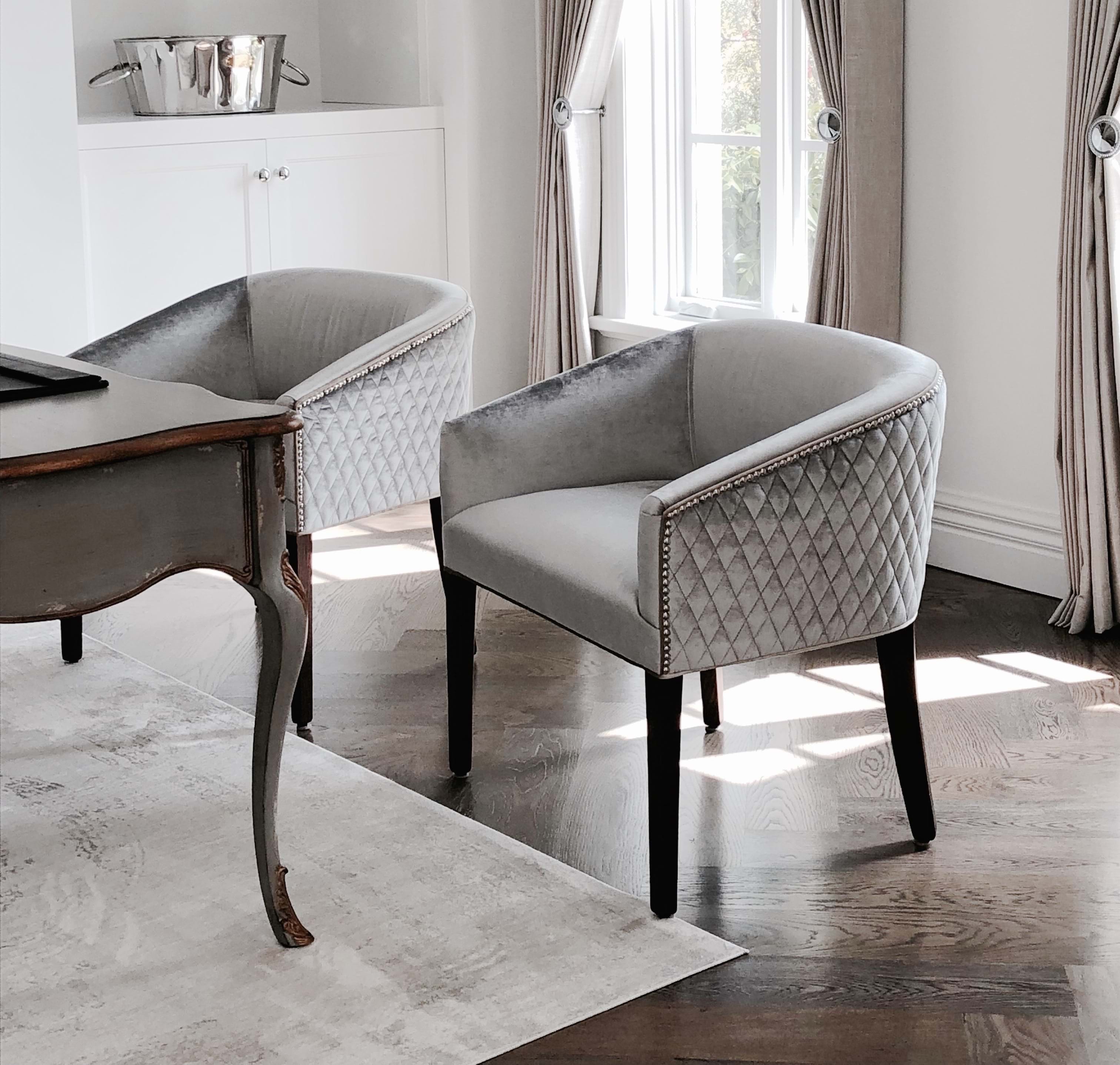 dining chair, arm chair, lounge chair, chesterfield, tufted, diamond buttoning, custom made, upholstery, chair, australia, melbourne, sydney, perth, adelaide, brisbane